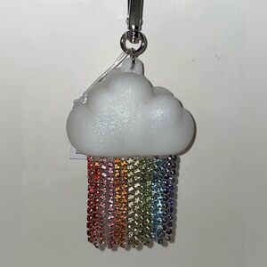 Bath & Body Works Cloud Pocketbac Holder Rain Coloured Rainbow Beads New